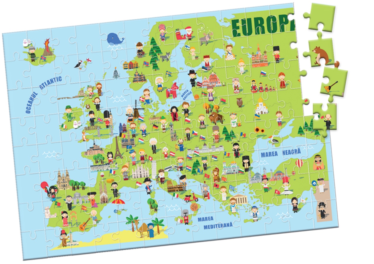 Harta Europei: Puzzle - imagine 2