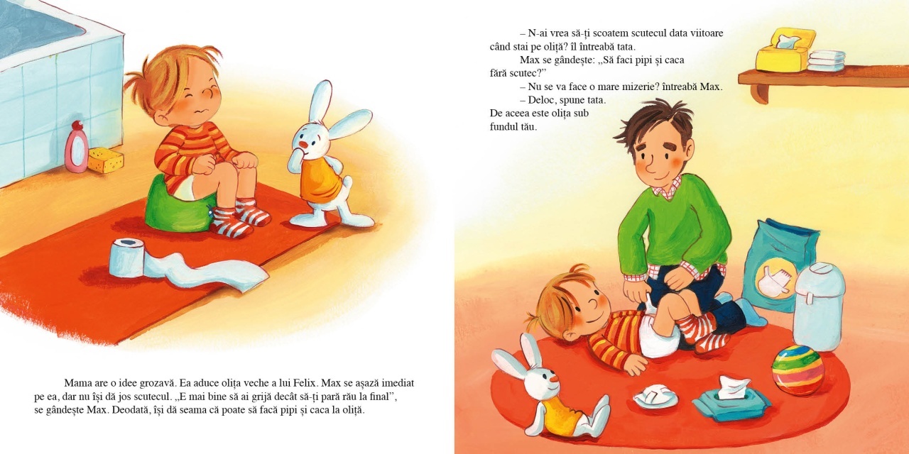 Max invata sa foloseasca toaleta - imagine 4