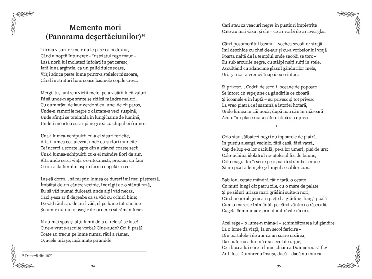 Mihai Eminescu: Poezii postume - Editie de colectie - imagine 4
