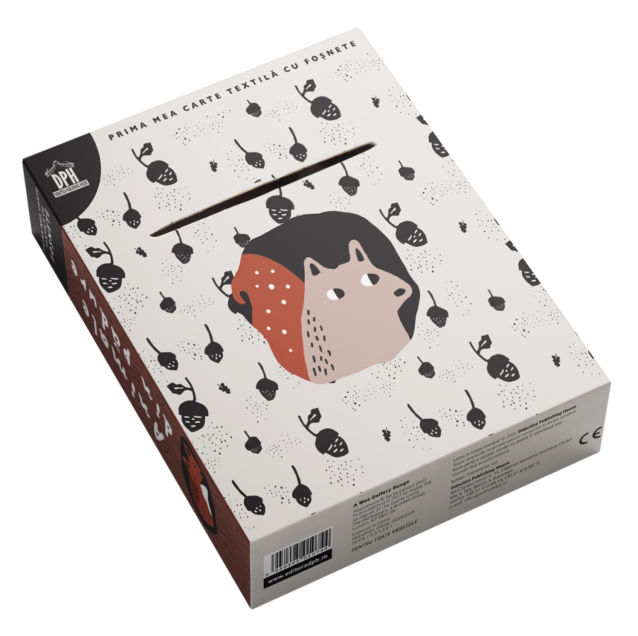 Prima mea carte textila cu fosnete – Animale din padure - imagine 2