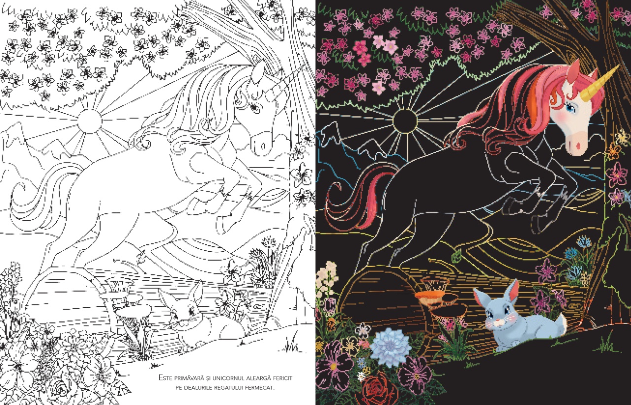 Citeste, razuieste si coloreaza. Unicorni - imagine 3