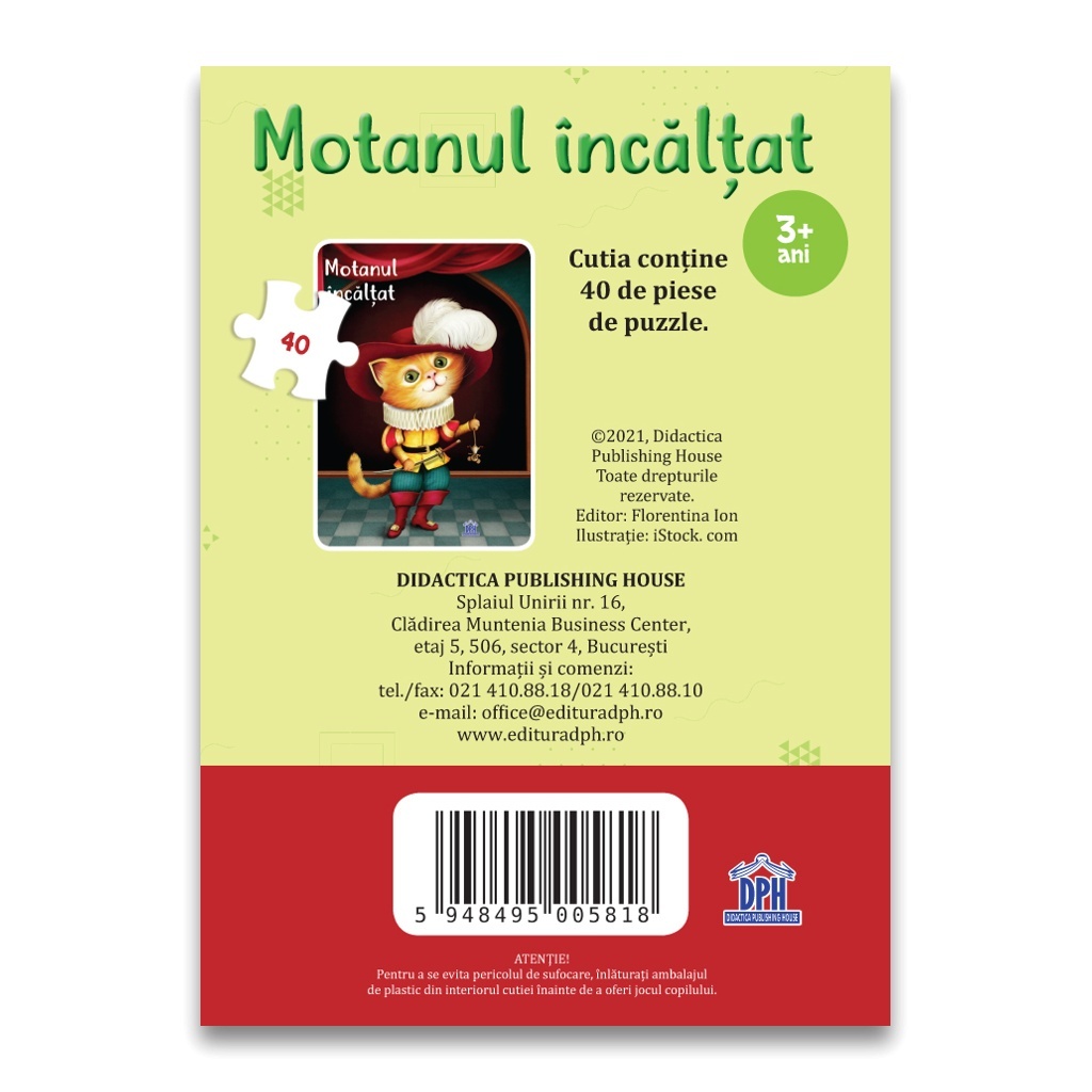 Motanul incaltat: Puzzle - imagine 2