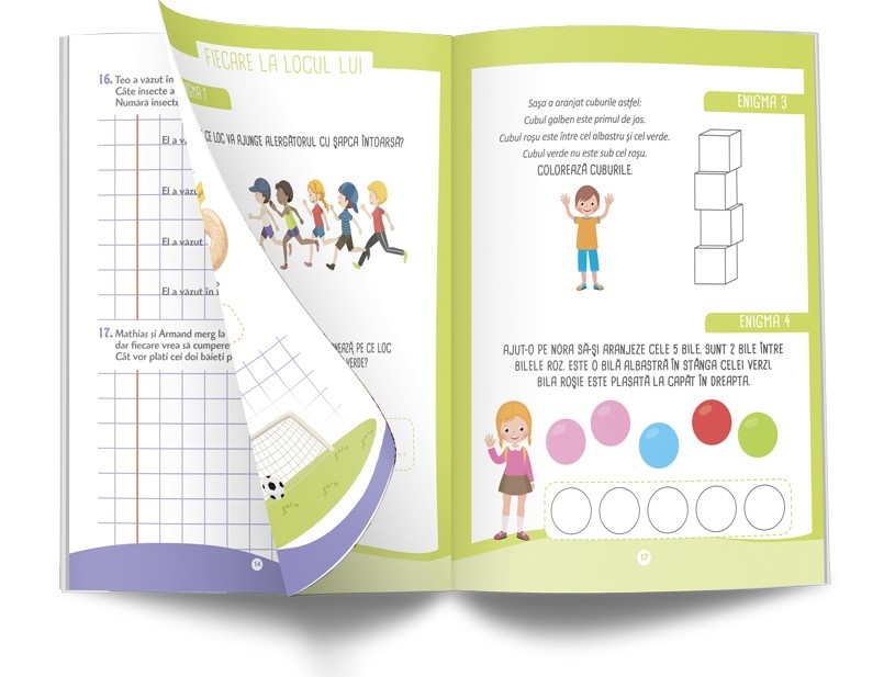 Probleme de mate pentru mici genii - Clasa pregatitoare - imagine 3