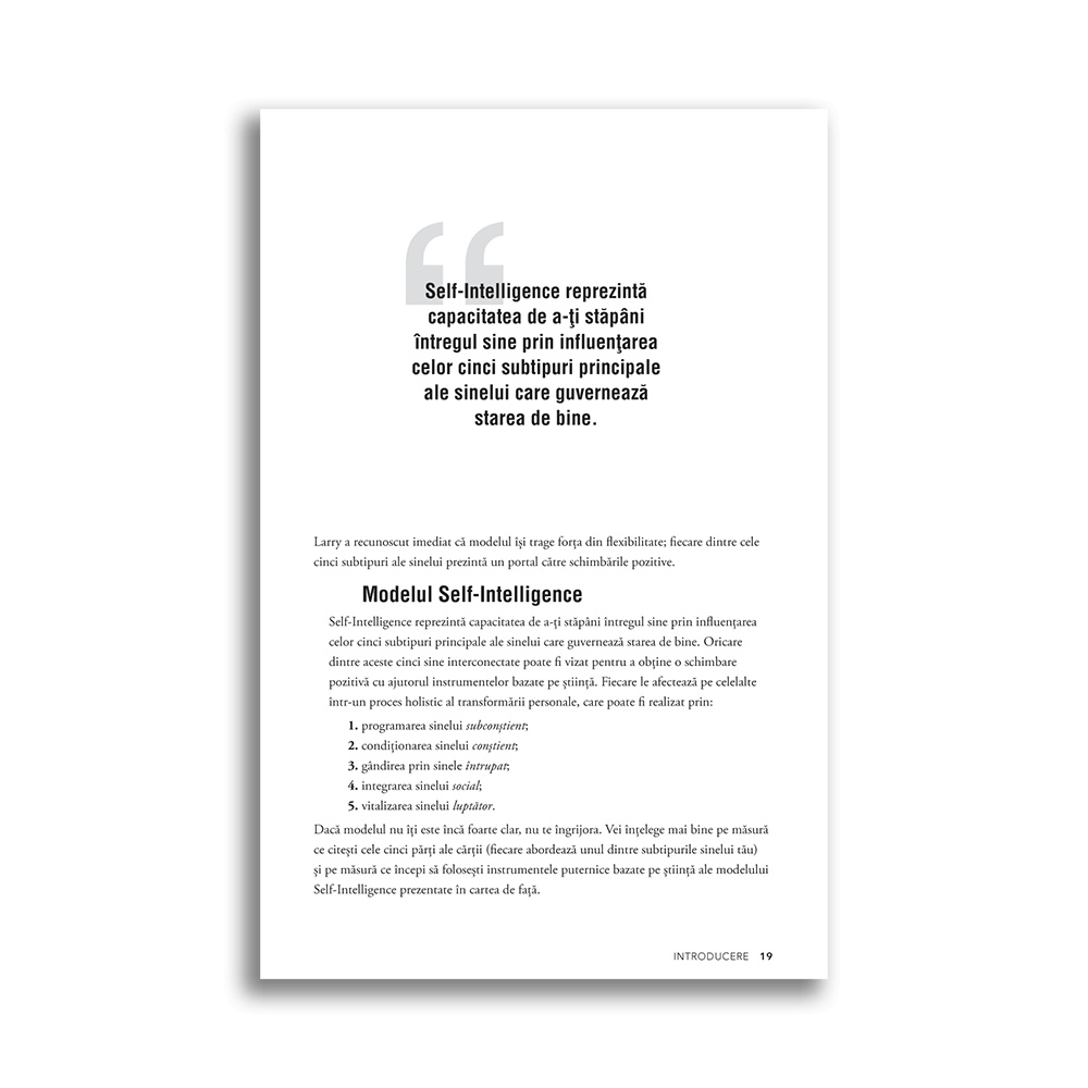 Self-intelligence: Noua abordare stiintifica pentru a-ti atinge adevaratul potential - imagine 5