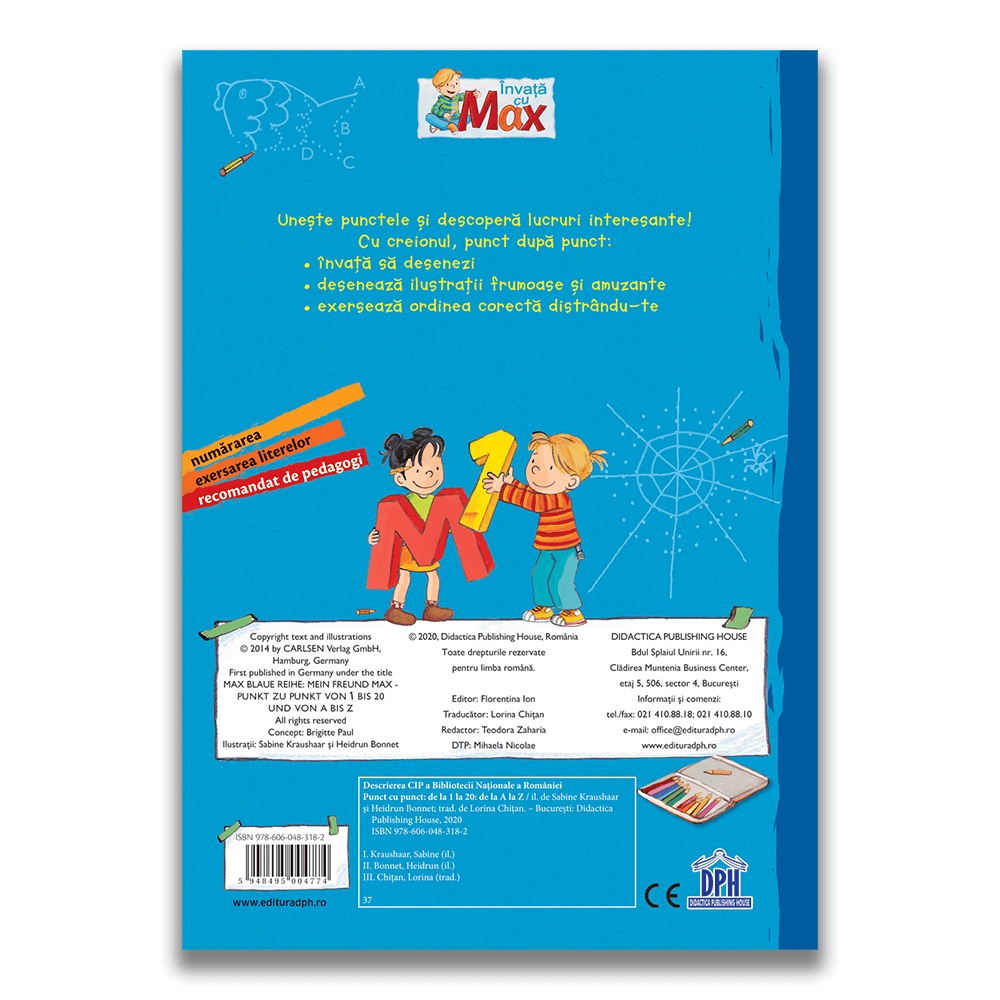 Invata cu Max - Punct cu punct - De la 1 la 20, de la A LA Z - imagine 2