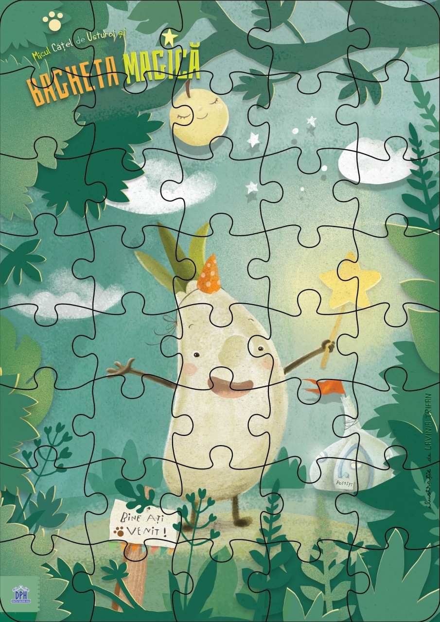 Micul catel de usturoi si bagheta magica: Puzzle - imagine 4