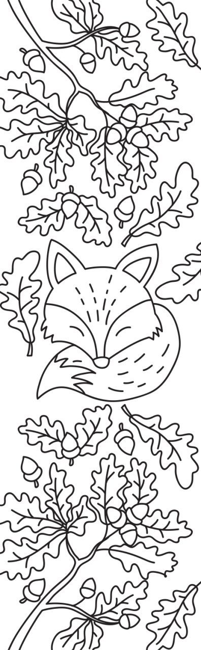 Semne de carte de colorat - Natura (cu strasuri) - imagine 5