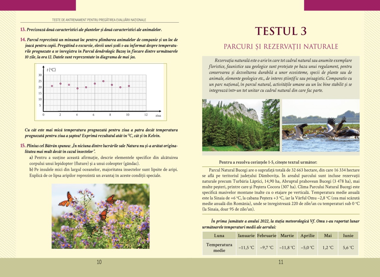 Teste de antrenament pentru pregatirea evaluarii nationale - Clasa a VI-a. Matematica si stiinte - imagine 4