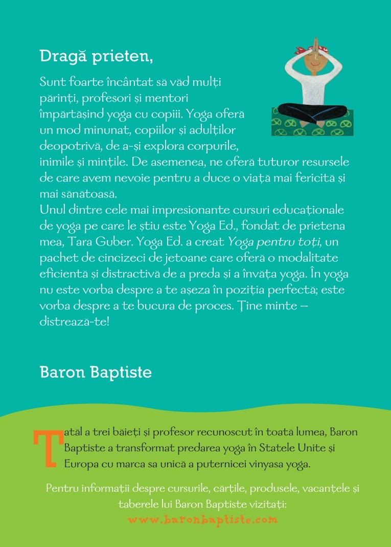 Yoga pentru toti: 50 de activitati distractive de yoga pentru copii si adulti - imagine 3