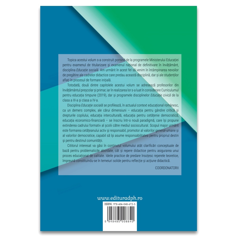 Educatia sociala - Sinteze pentru profesori - imagine 2