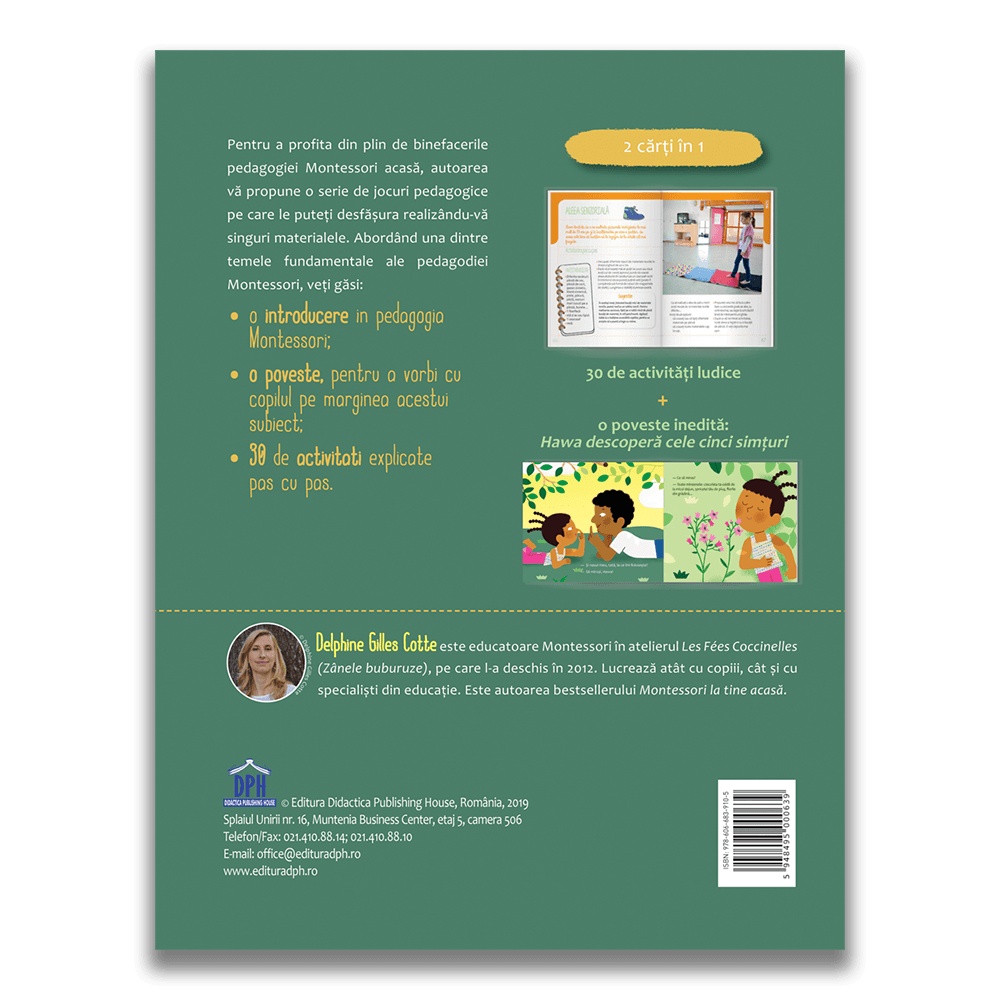 Montessori acasa: Descopera cele cinci simturi - 30 de activitati distractive insotite de o poveste - imagine 2