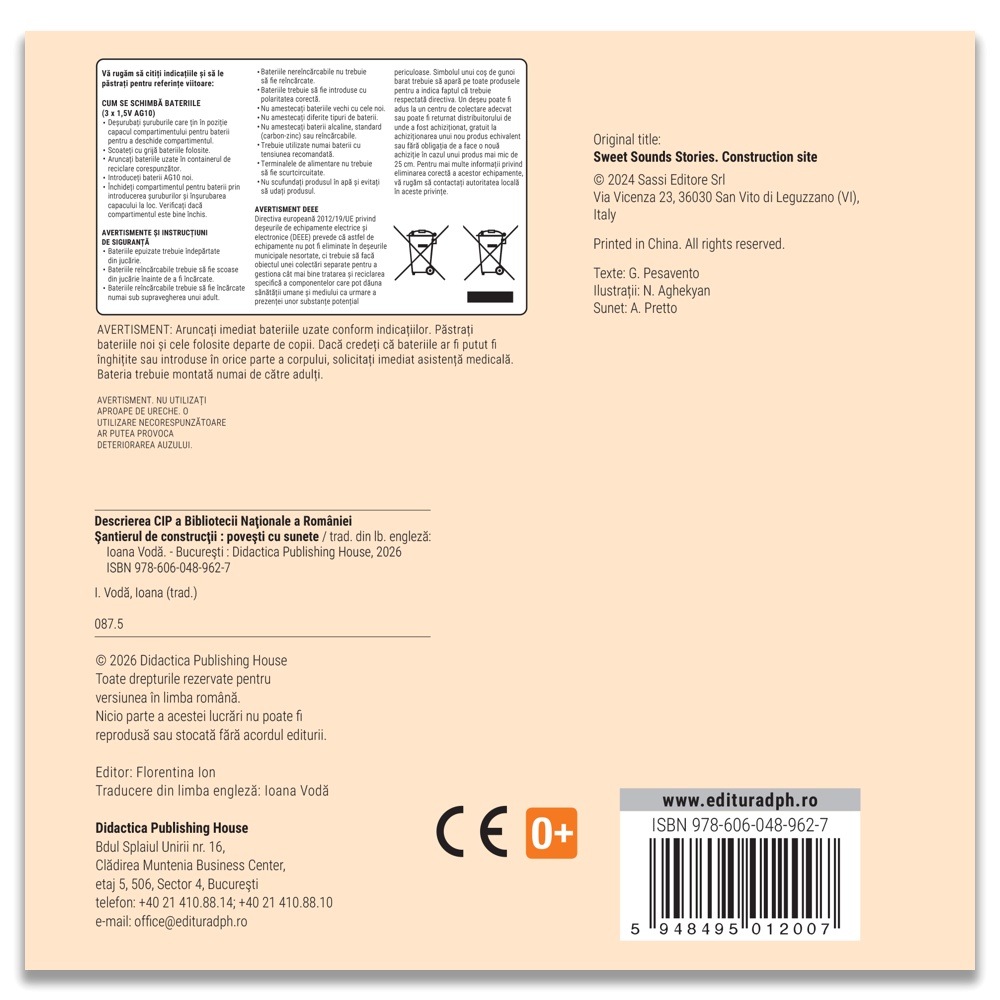 Povesti cu sunete - Santierul de constructii - imagine 3