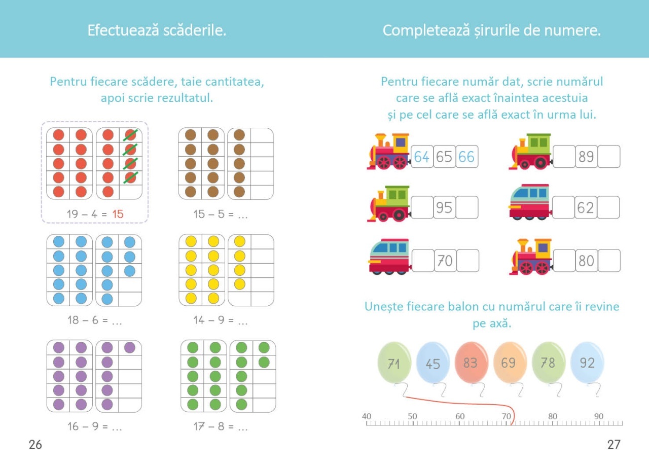 Povestile mele Montessori - Invat sa numar si sa calculez: Bilele - imagine 6