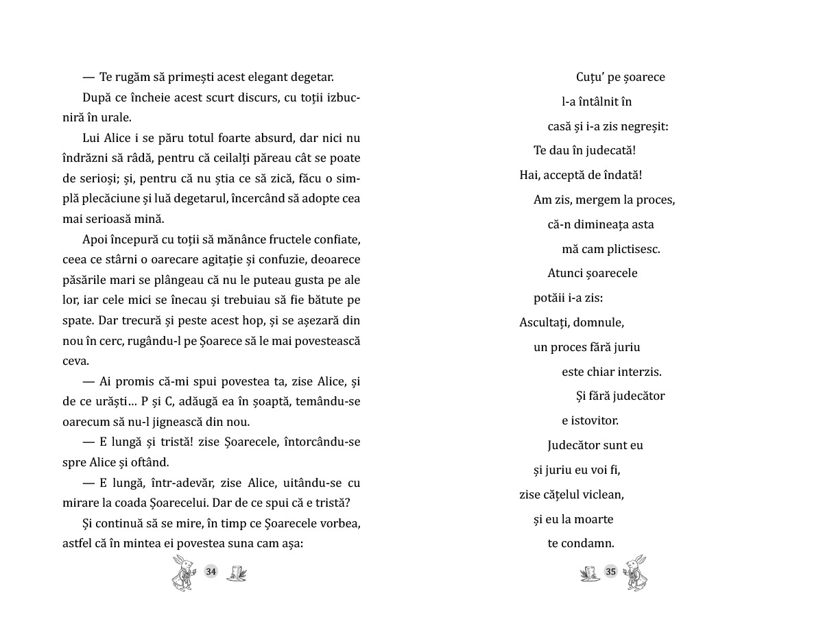Alice in Tara Minunilor - cu folio si canturi ilustrate - imagine 4