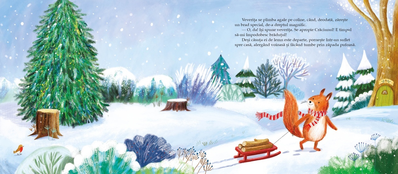 Bradul de Craciun si cei patru prieteni - imagine 3