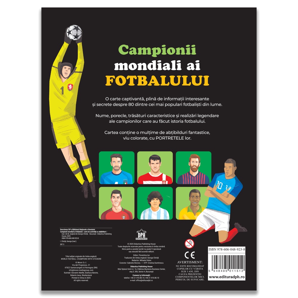 Campionii mondiali ai fotbalului - carte cu abtibilduri - imagine 2