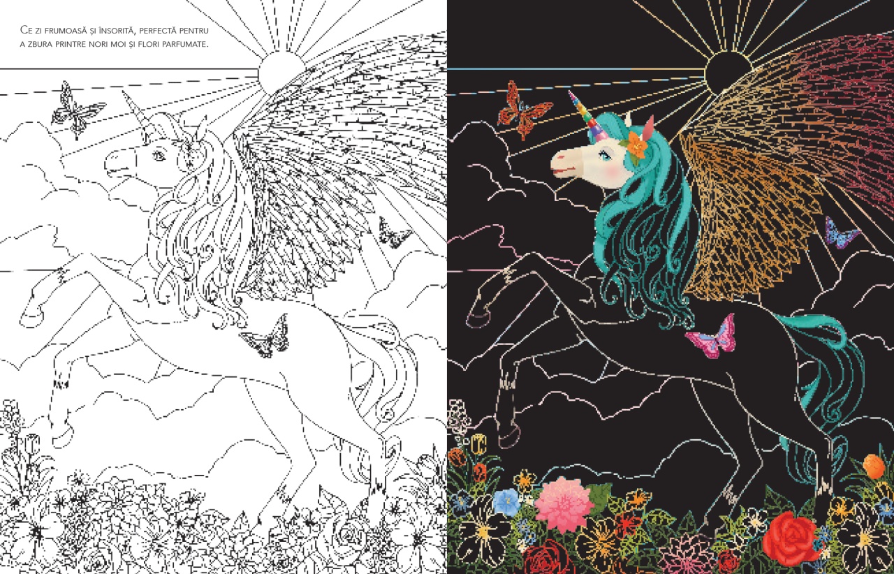 Citeste, razuieste si coloreaza. Unicorni - imagine 4