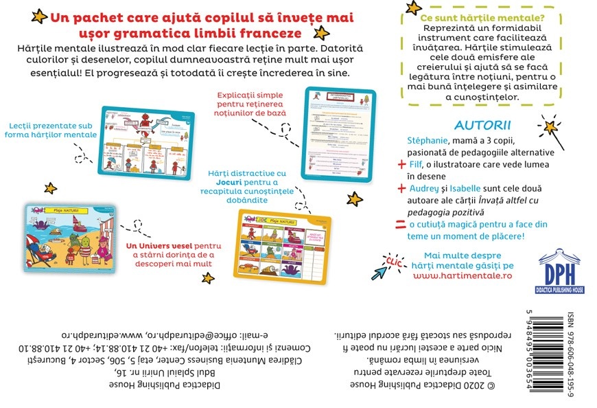 Invat usor la Franceza: 50 de harti mentale - Volumul II - Cls. a III-a, a IV-a, a V-a - imagine 2
