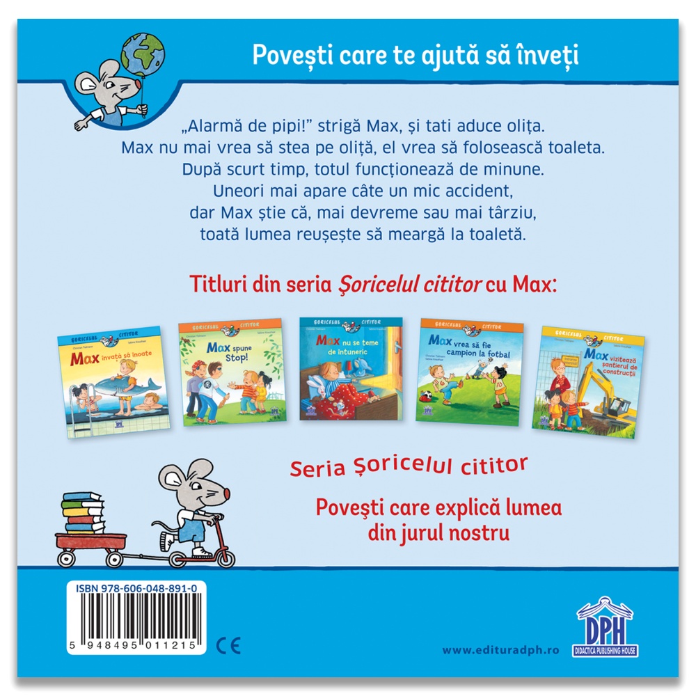 Max invata sa foloseasca toaleta - imagine 2