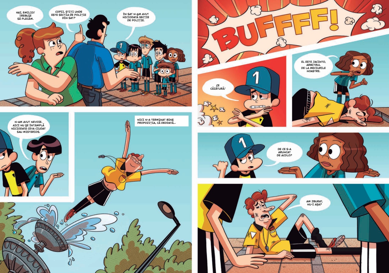 Misterul arbitrilor zburatori - banda desenata - imagine 5