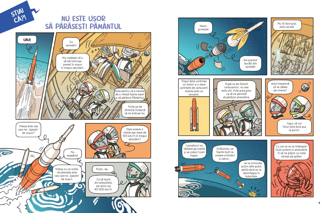 Spatiul- Stiai ca? - Banda desenata - imagine 3