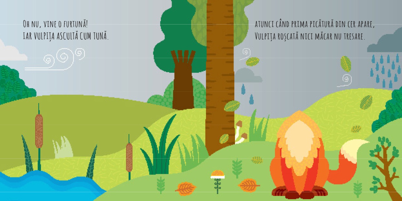 Vulpita - Carte cu marioneta pentru deget - imagine 4