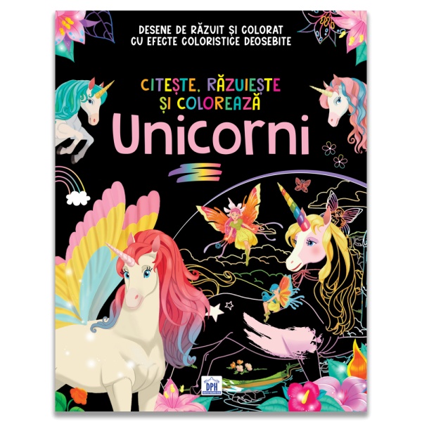Citeste, razuieste si coloreaza. Unicorni - Img 1