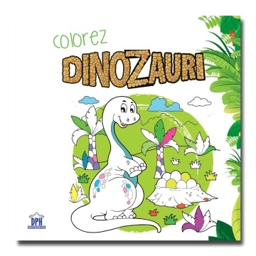 Colorez Dinozauri: Carte de colorat