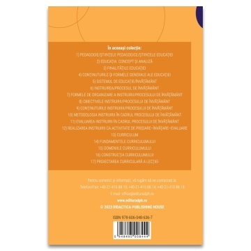 Curriculum - Vol. 13 - Concepte fundamentale in pedagogie - Img 2