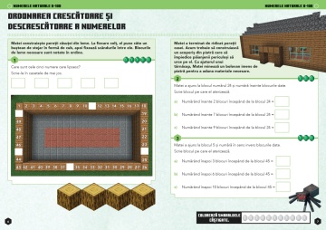 Minecraft - Caiet de matematica 7-8 ani - Img 4