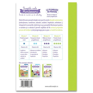 Povestile mele Montessori - Invat sa numar si sa calculez: La plimbare in padure - Img 2