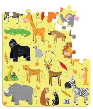 Animale din Africa: Puzzle - Img 3