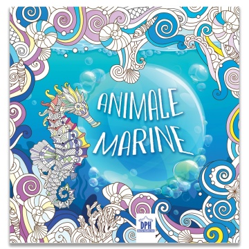 Animale marine - Carte de colorat