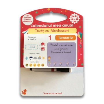 Calendarul meu anual: Invat cu Montessori - de la 3 la 6 ani