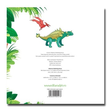 Colorez Dinozauri: Carte de colorat - Img 2