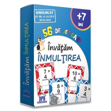 56 de Jetoane - Invatam - Tabla inmultirii
