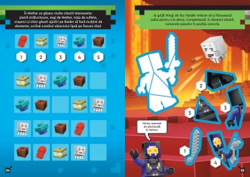 LEGO Minecraft – Lupta cu Wither. Activitati si benzi desenate - Img 6