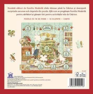 Puzzle Craciunul Familiei Motanila + Carticica - Img 2