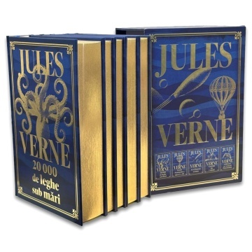Jules Verne: Pachet de 5 Carti in Cutie Speciala - Editie de colectie