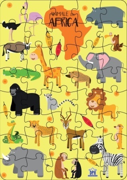 Animale din Africa: Puzzle - Img 4