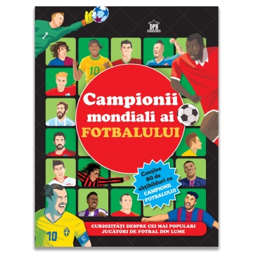 Campionii mondiali ai fotbalului - carte cu abtibilduri