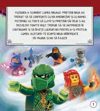 LEGO NINJAGO – Descopera aventurile ninja. Caiet de activitati si ghid ninja - Img 2