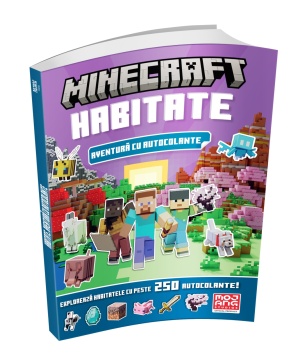 Minecraft - Habitate: Aventura cu Autocolante