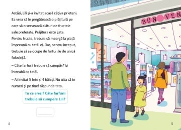 Povestile mele Montessori - Invat sa numar si sa calculez: La piata - Img 4