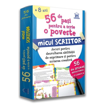 56 de Pasi pentru a scrie o poveste - Micul scriitor