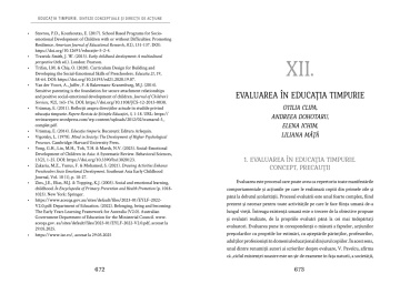 EDUCATIA TIMPURIE. Sinteze conceptuale si directii de actiune - Img 5