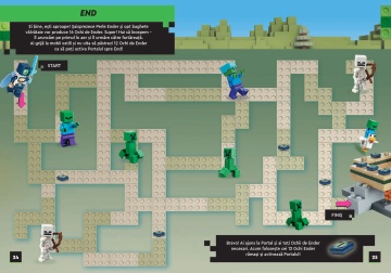 LEGO MINECRAFT - Marea aventura din End. Activitati cu abtibilduri - Img 5