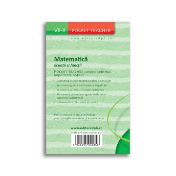 Matematica: Ecuatii si Functii - Ghid pentru clasele VII-X (Pocket Teacher) - Img 2
