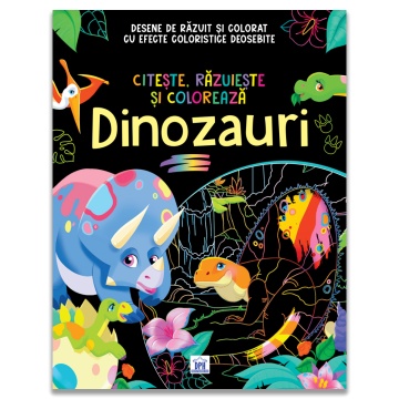 Citeste, razuieste si coloreaza. Dinozauri