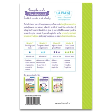 Povestile mele Montessori - Invat sa numar si sa calculez: La piata - Img 2